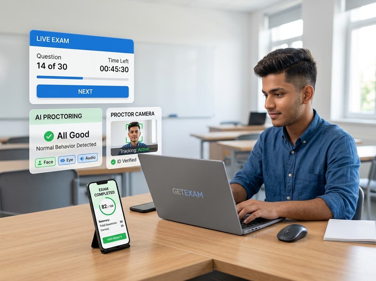 GET EXAM AI Proctoring Student
